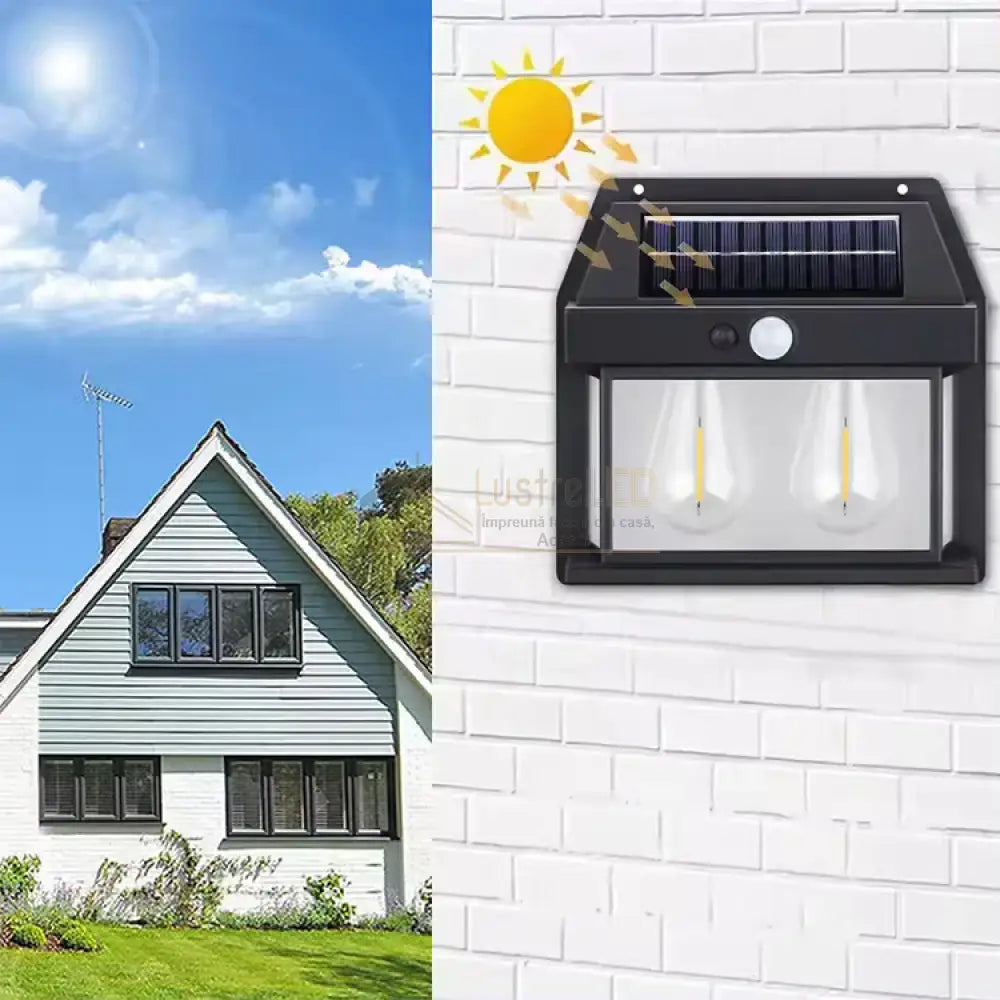 Felinar Led Exterior Solar Senzor 2W