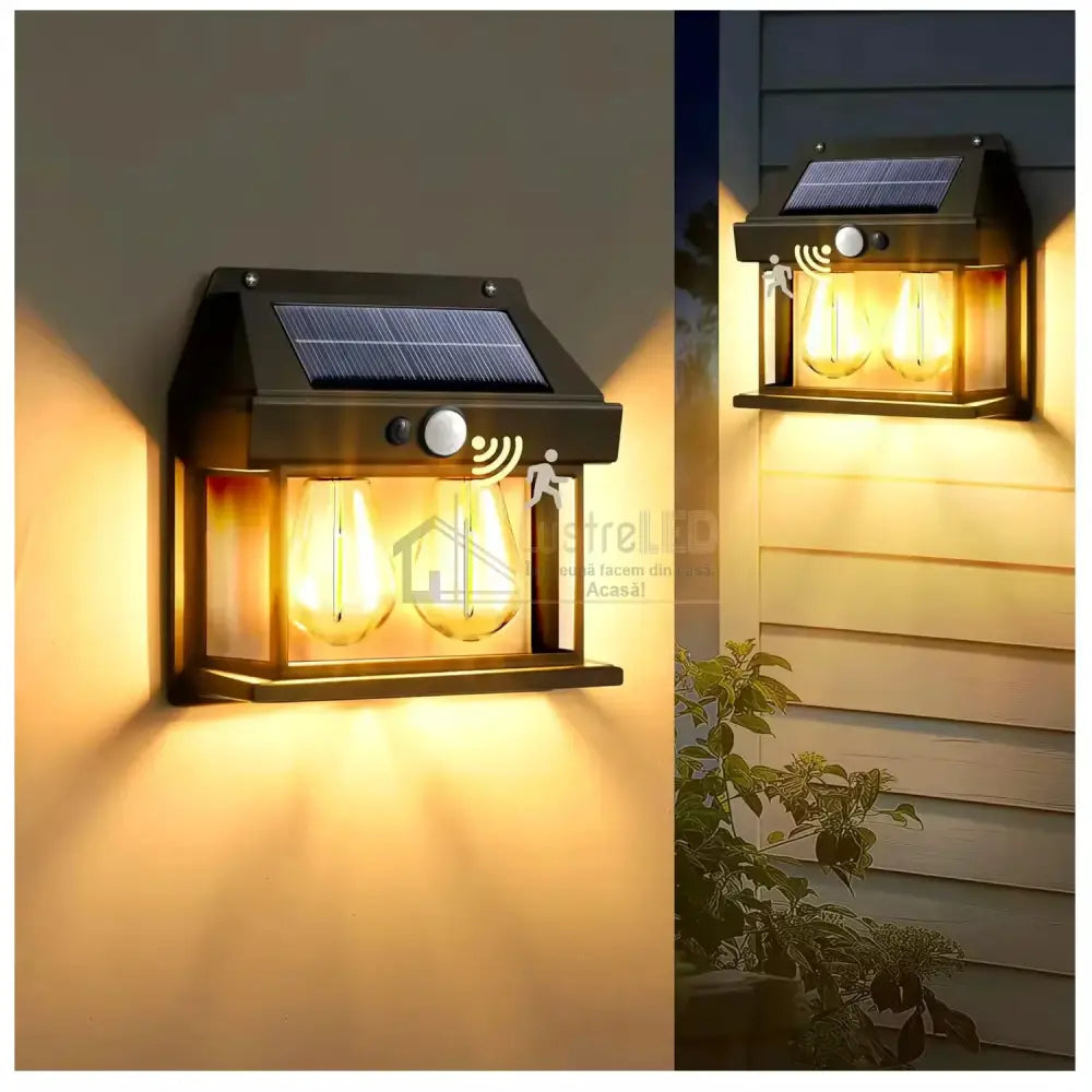 Felinar Led Exterior Solar Senzor 2W