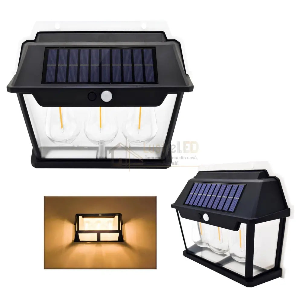 Felinar Led Exterior Solar Senzor 3W