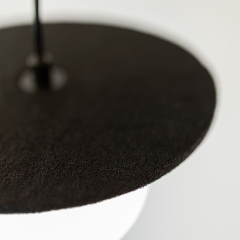 Pendul Modern Felt Negru 1 x E27