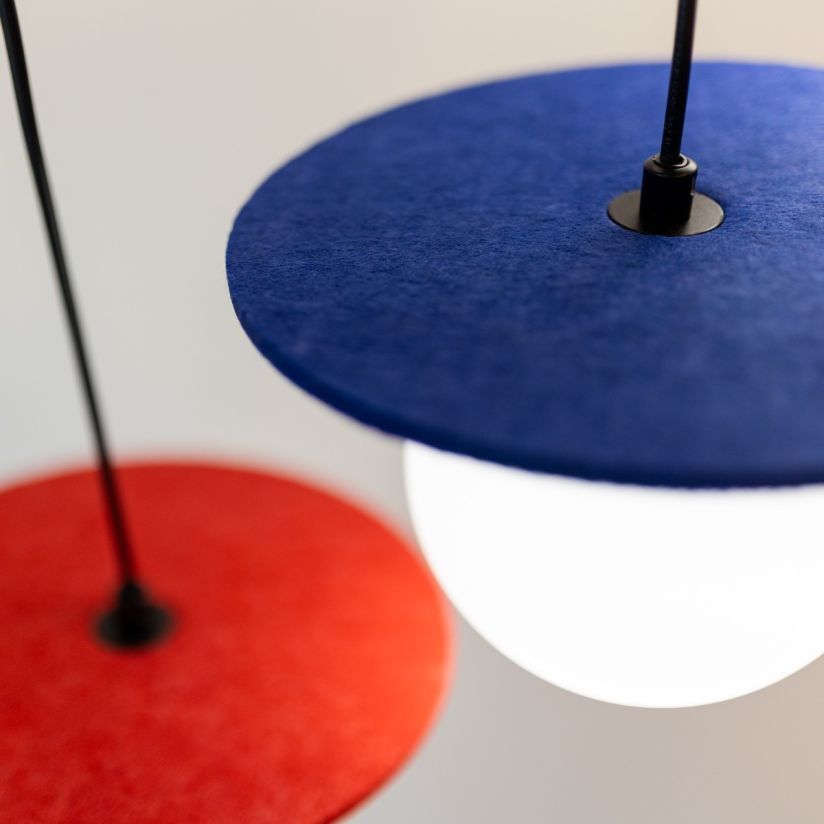 Lustra Moderna Felt Multicolora 6xE27