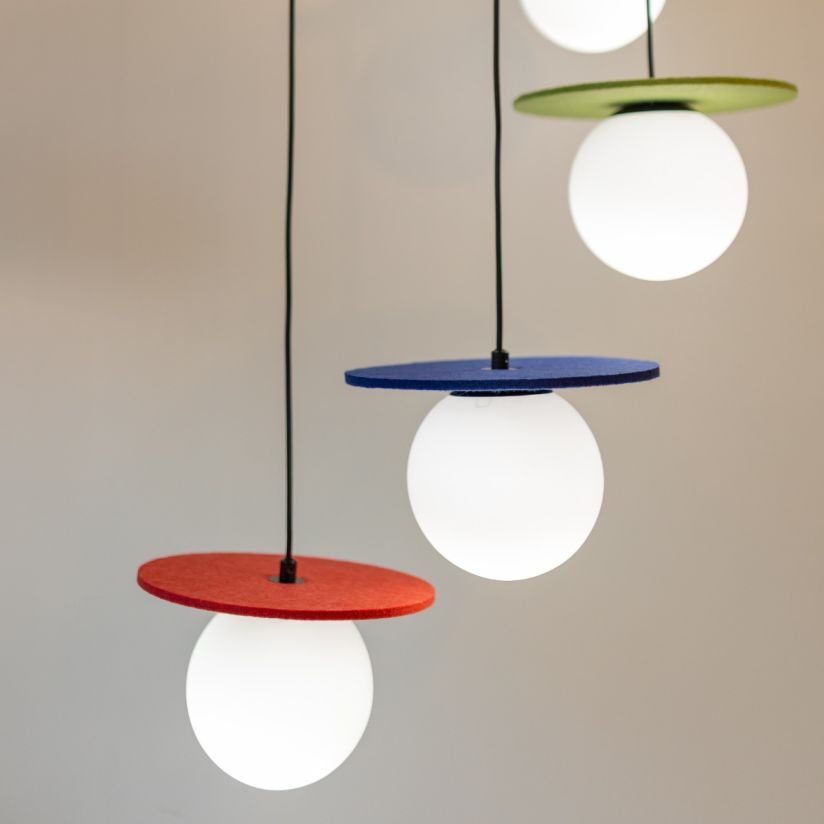 Lustra Moderna Felt Multicolora 6xE27