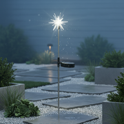 Lampa LED Solara STEA 80cm RGB Crom