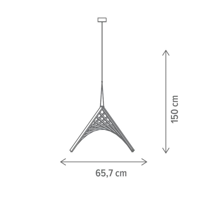 Pendul Unique FLUCTUS Black 3 Functii Dimabil Echivalent 275W