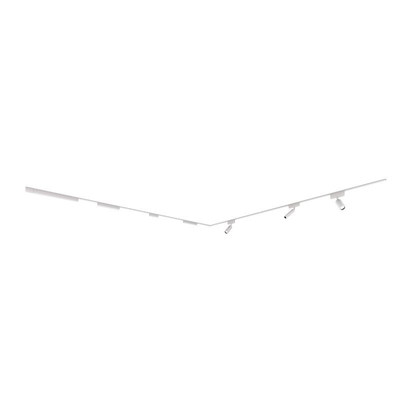 Conector 90° Alb Sina Magnetica Urban Track Aplicata Slim