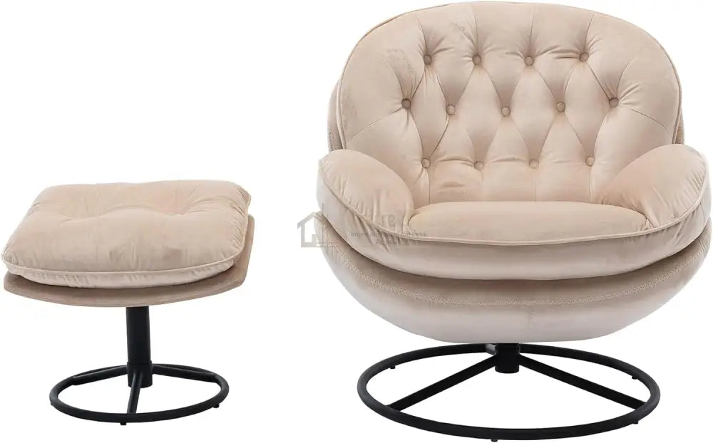 Fotoliu Confort Premium Luna cu Suport pentru Picioare FOTOLIU / bej-1 Chairs