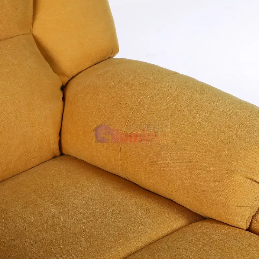 Fotoliu cu Masaj și Încălzire Recliner Electric Galben FOTOLIU CU MASAJ/RECLINER/INCALZIRE / GALBEN Chairs