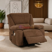 Fotoliu cu Masaj și Încălzire Recliner Electric Maro FOTOLIU CU MASAJ/RECLINER/INCALZIRE / Brown Chairs