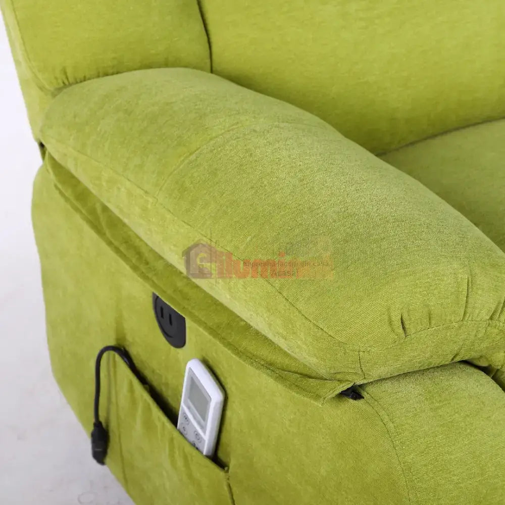Fotoliu cu Masaj și Încălzire Recliner Electric Verde FOTOLIU CU MASAJ/RECLINER/INCALZIRE / VERDE Chairs