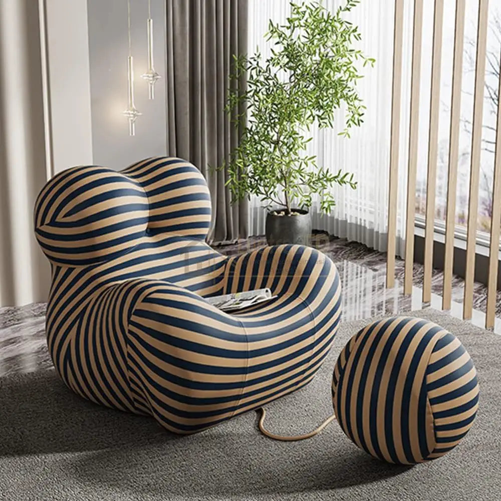 Fotoliu Premium Modern Kinetic Confort cu Suport pentru Picioare FOTOLIU / portocaliu-1 Chairs