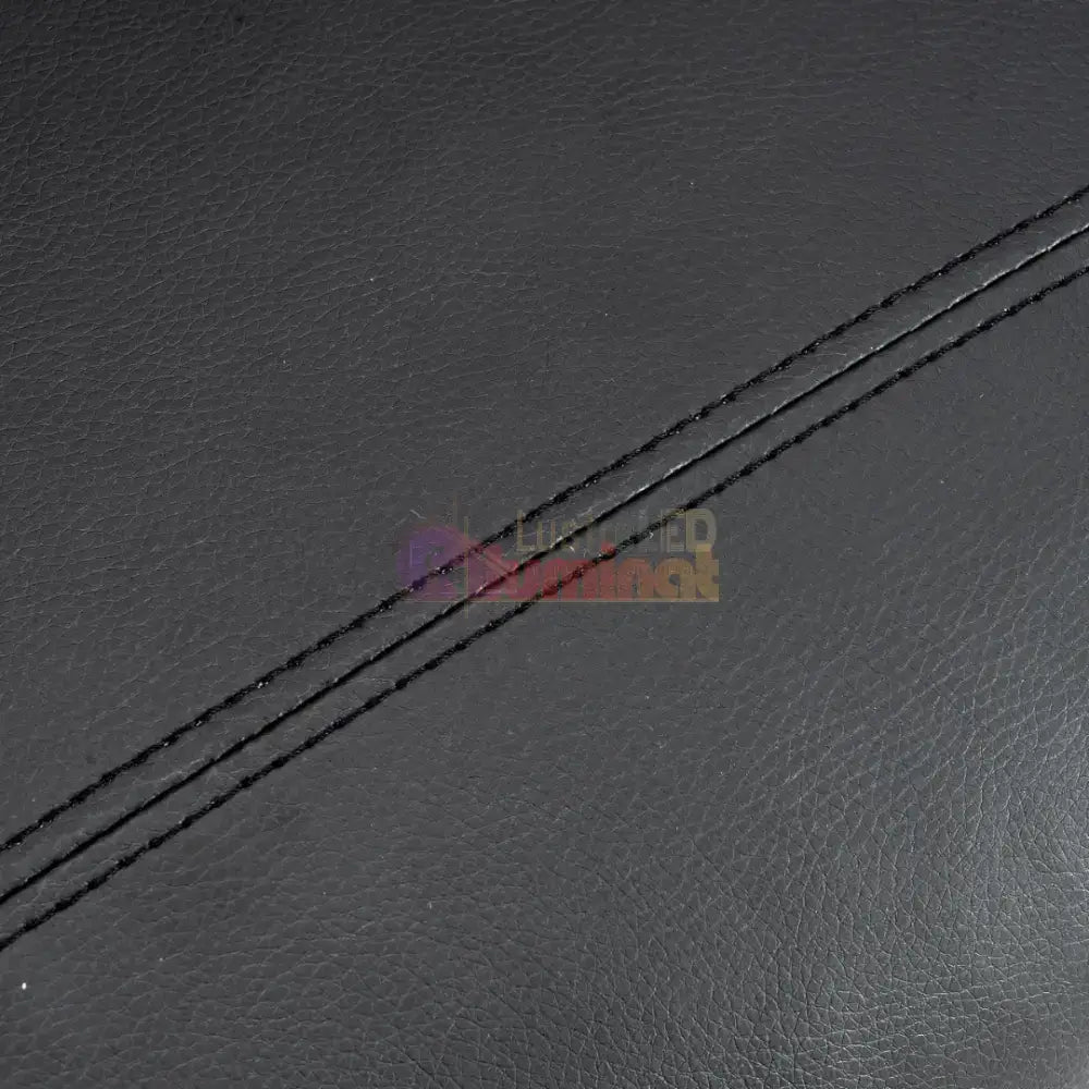 Fotoliu Recliner din Piele Ecologică Spatar Rabatabil si Suport Picioare Extensibil Negru FOTOLIU CU RECLINER / NEAGRA