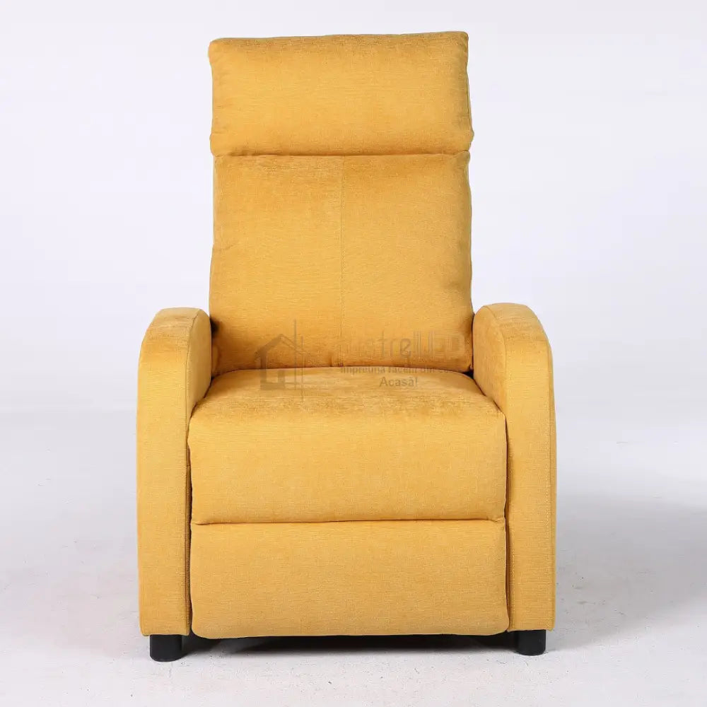 Fotoliu Recliner Stofa Galben FOTOLIU CU RECLINER / yellow Chairs