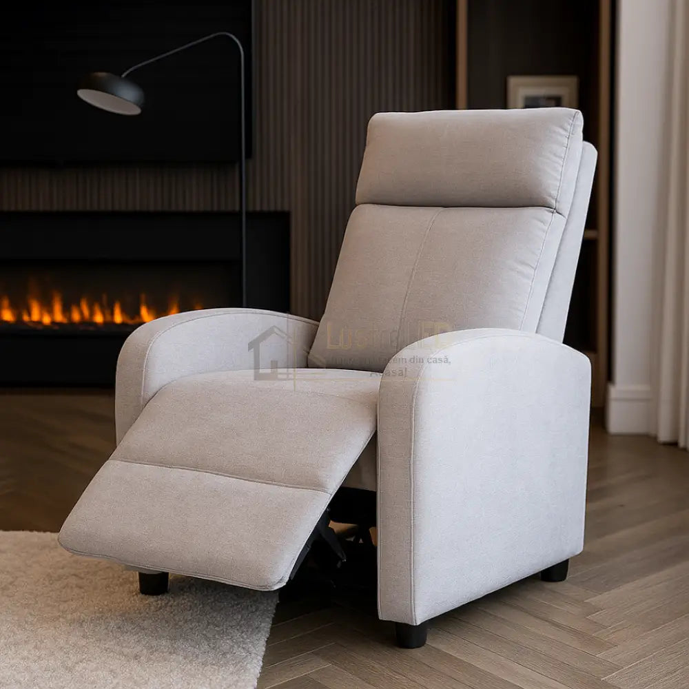 Fotoliu Recliner Stofa Gri FOTOLIU CU RECLINER / GRI Chairs