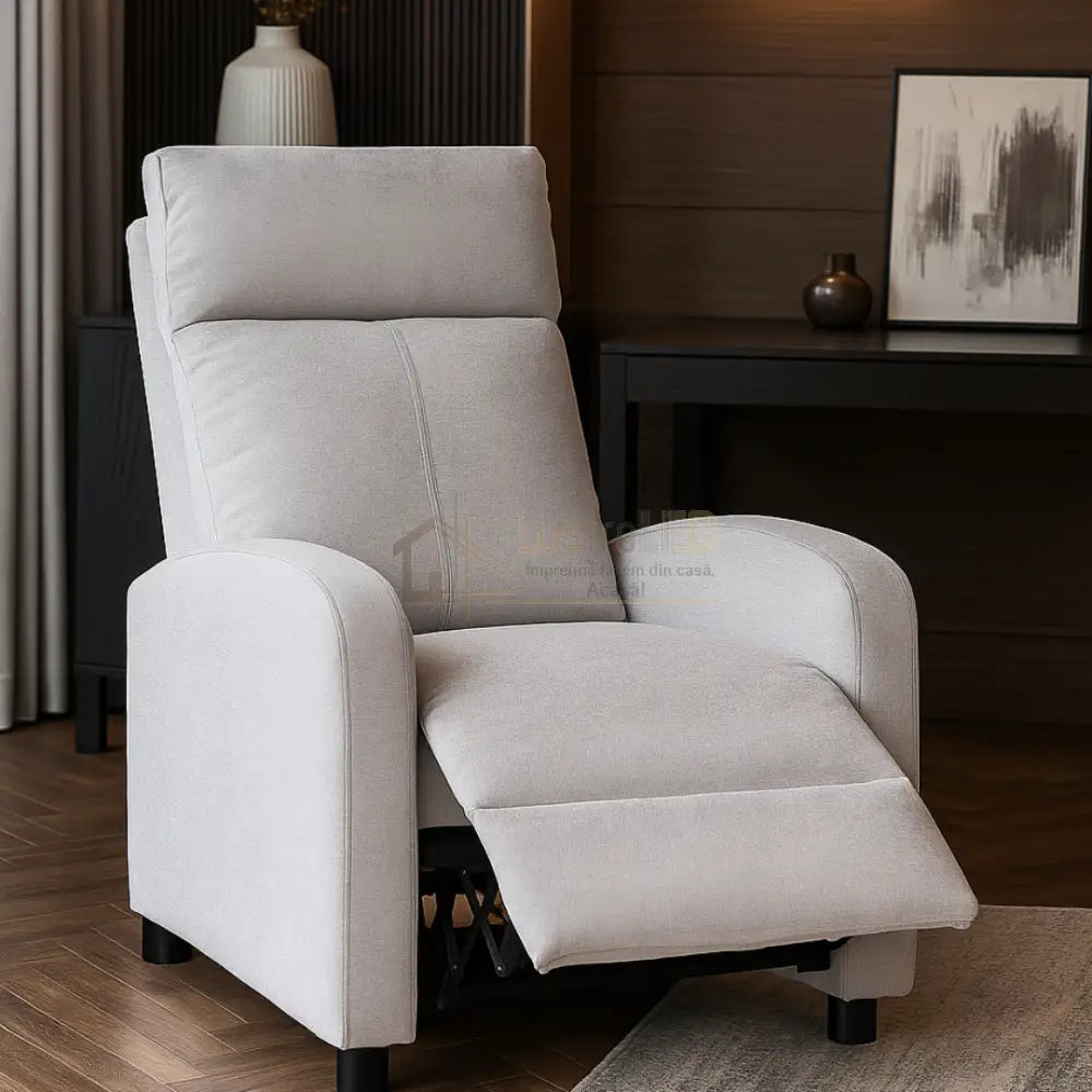 Fotoliu Recliner Stofa Gri FOTOLIU CU RECLINER / GRI Chairs