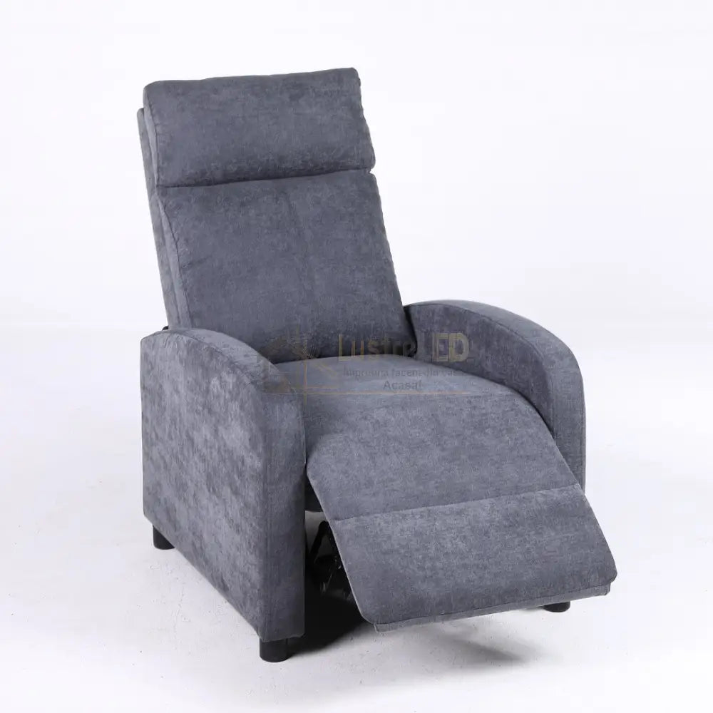 Fotoliu Recliner Stofa Gri Inchis FOTOLIU CU RECLINER / gray Chairs