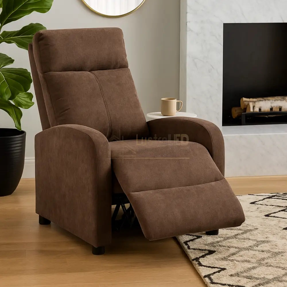 Fotoliu Recliner Stofa Maro FOTOLIU CU RECLINER / maro Chairs