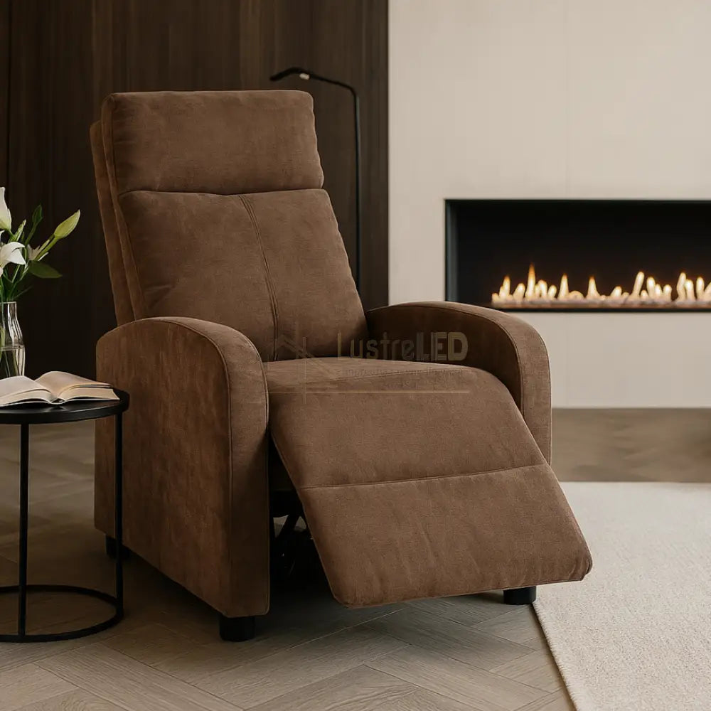 Fotoliu Recliner Stofa Maro FOTOLIU CU RECLINER / maro Chairs