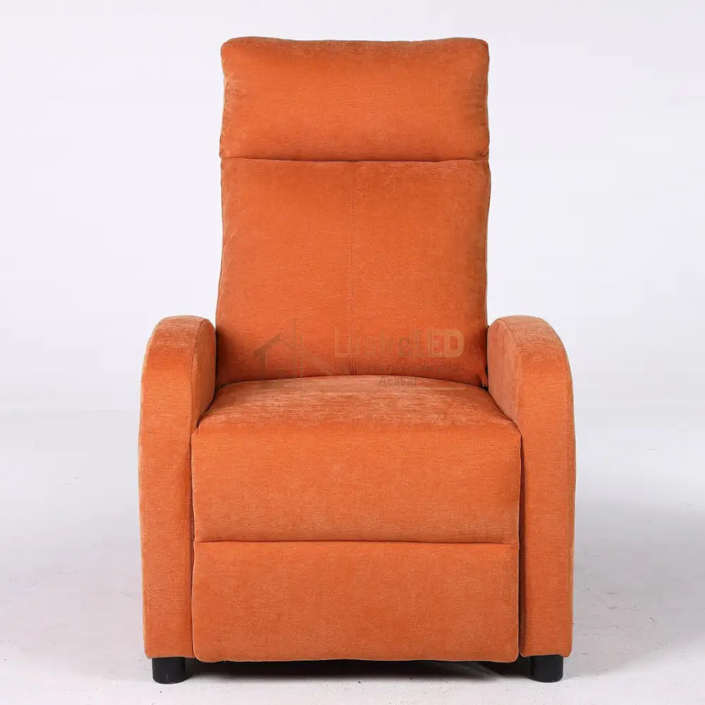 Fotoliu Recliner Stofa Portocaliu FOTOLIU CU RECLINER / portocaliu Chairs