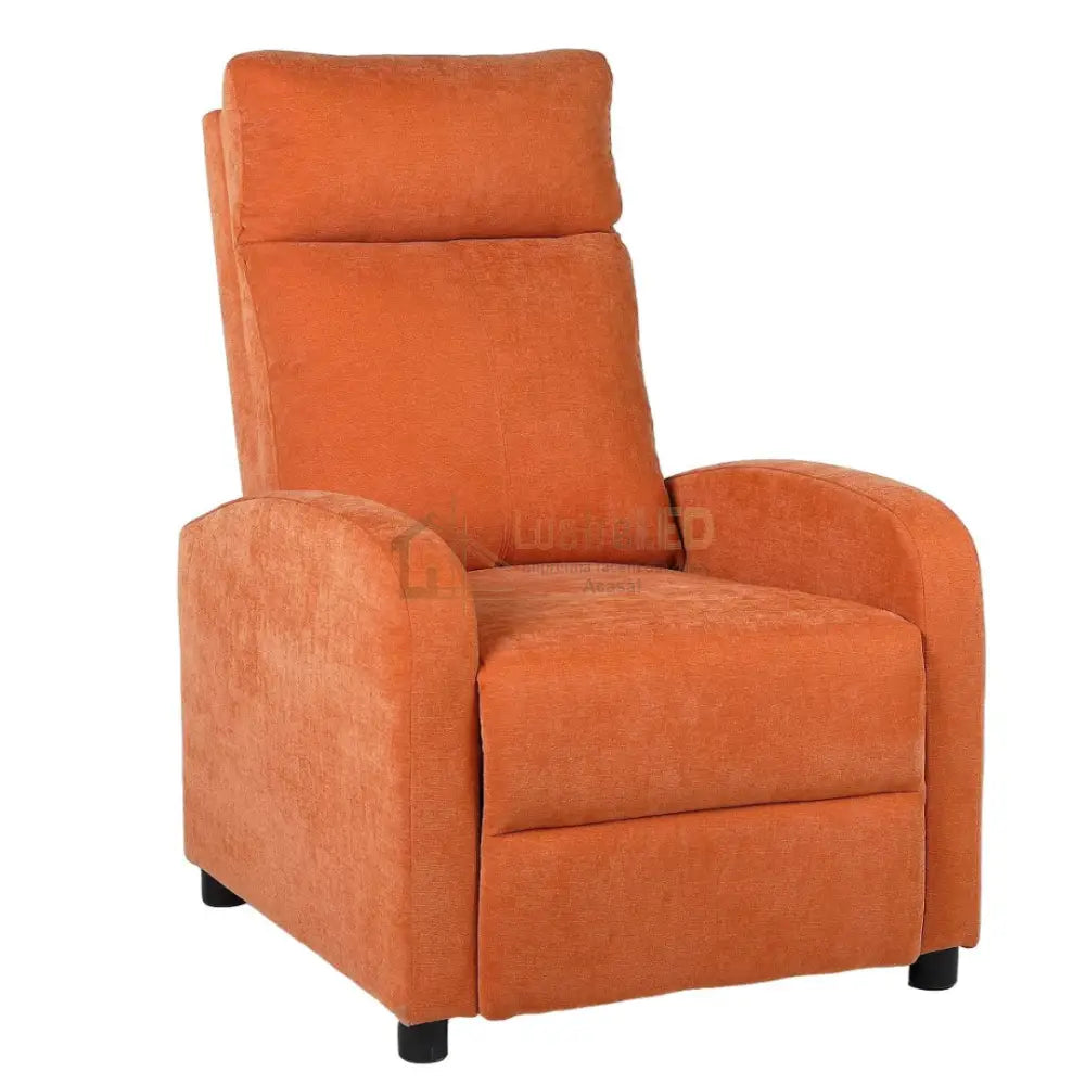 Fotoliu Recliner Stofa Portocaliu FOTOLIU CU RECLINER / portocaliu Chairs