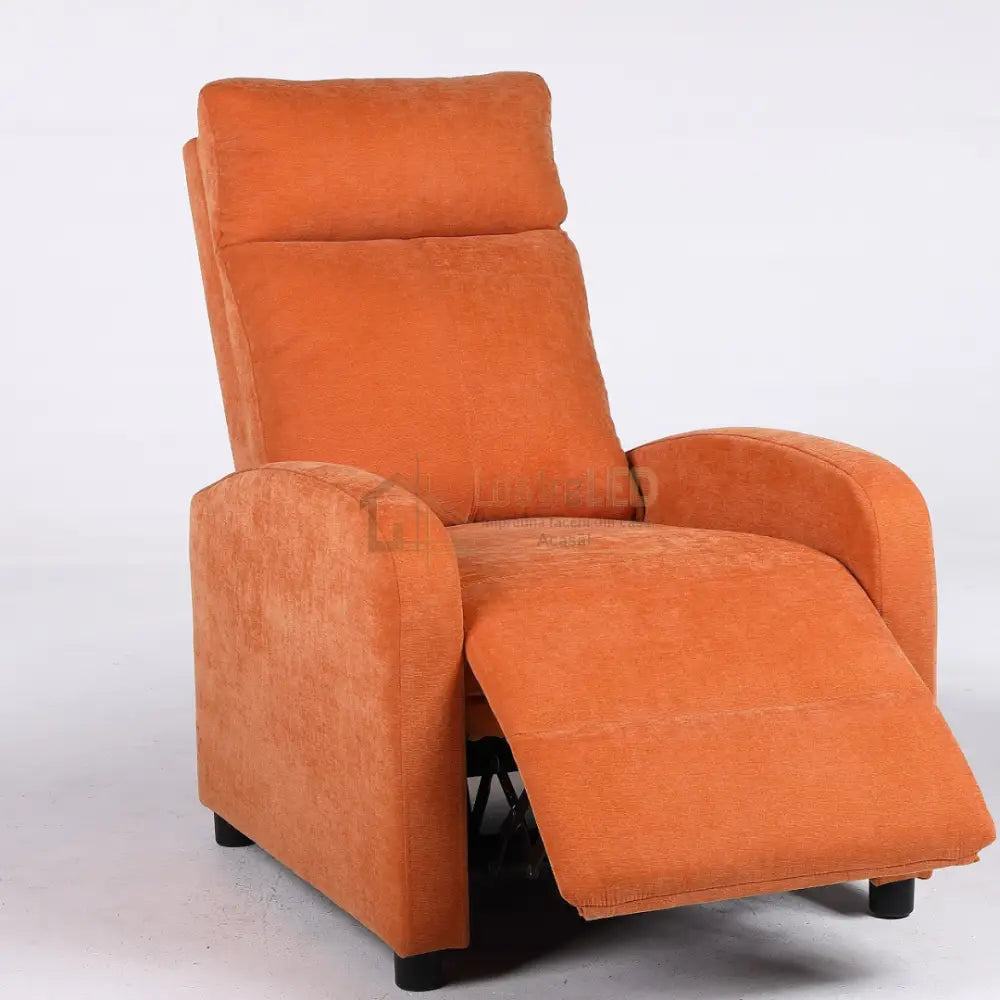 Fotoliu Recliner Stofa Portocaliu FOTOLIU CU RECLINER / portocaliu Chairs