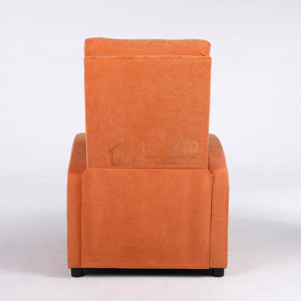 Fotoliu Recliner Stofa Portocaliu FOTOLIU CU RECLINER / portocaliu Chairs