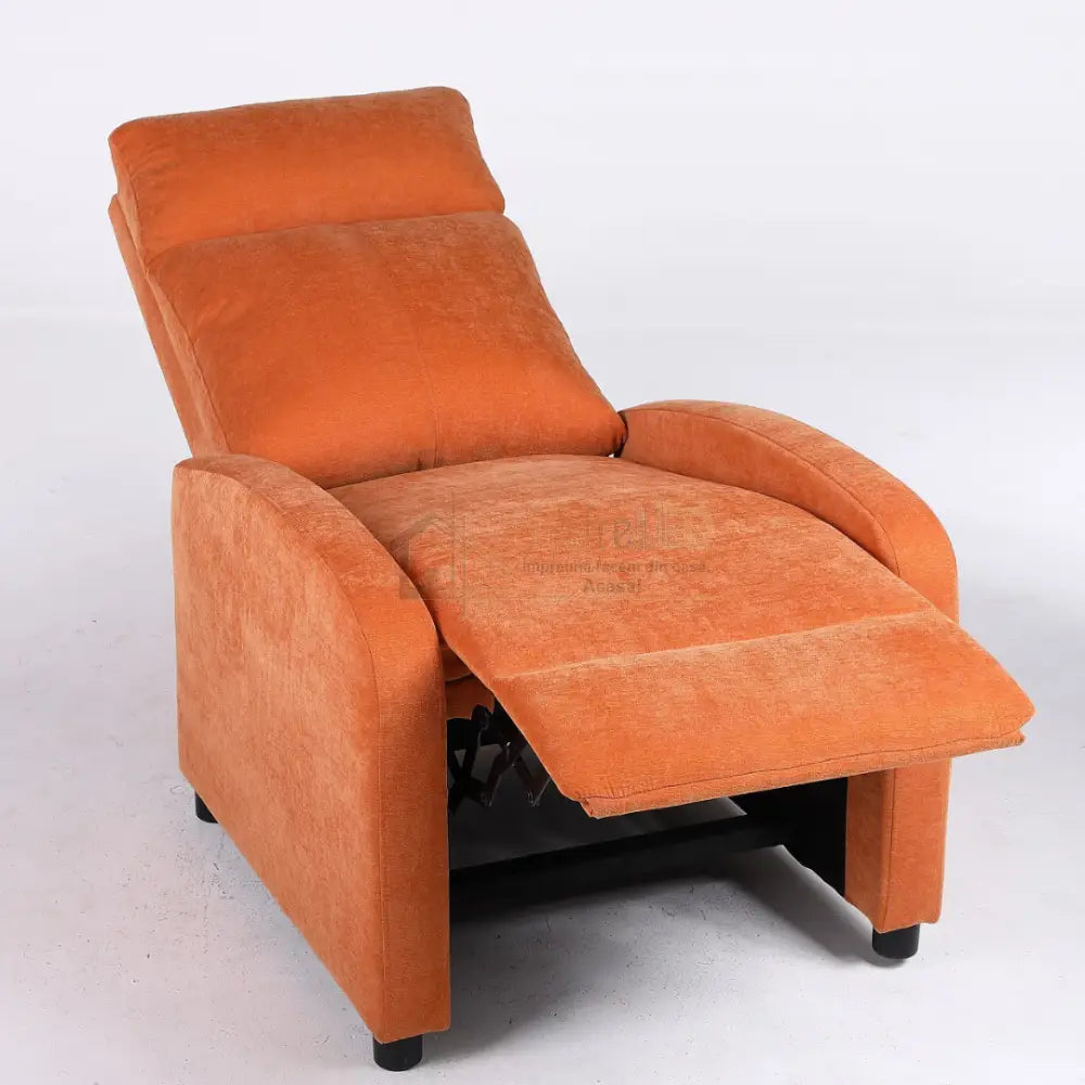 Fotoliu Recliner Stofa Portocaliu FOTOLIU CU RECLINER / portocaliu Chairs