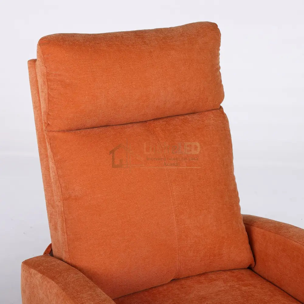 Fotoliu Recliner Stofa Portocaliu FOTOLIU CU RECLINER / portocaliu Chairs