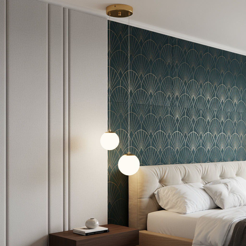 Pendul Abajur ENYA 2xG9 Gold