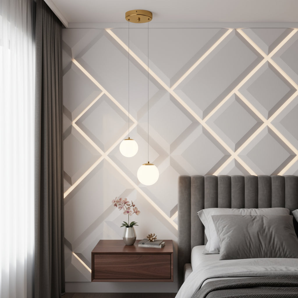 Pendul Abajur ENYA 2xG9 Gold