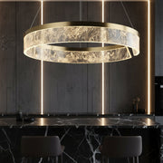 Lustra LED Suspendata OMNI Gold Echivalent 250W Telecomanda