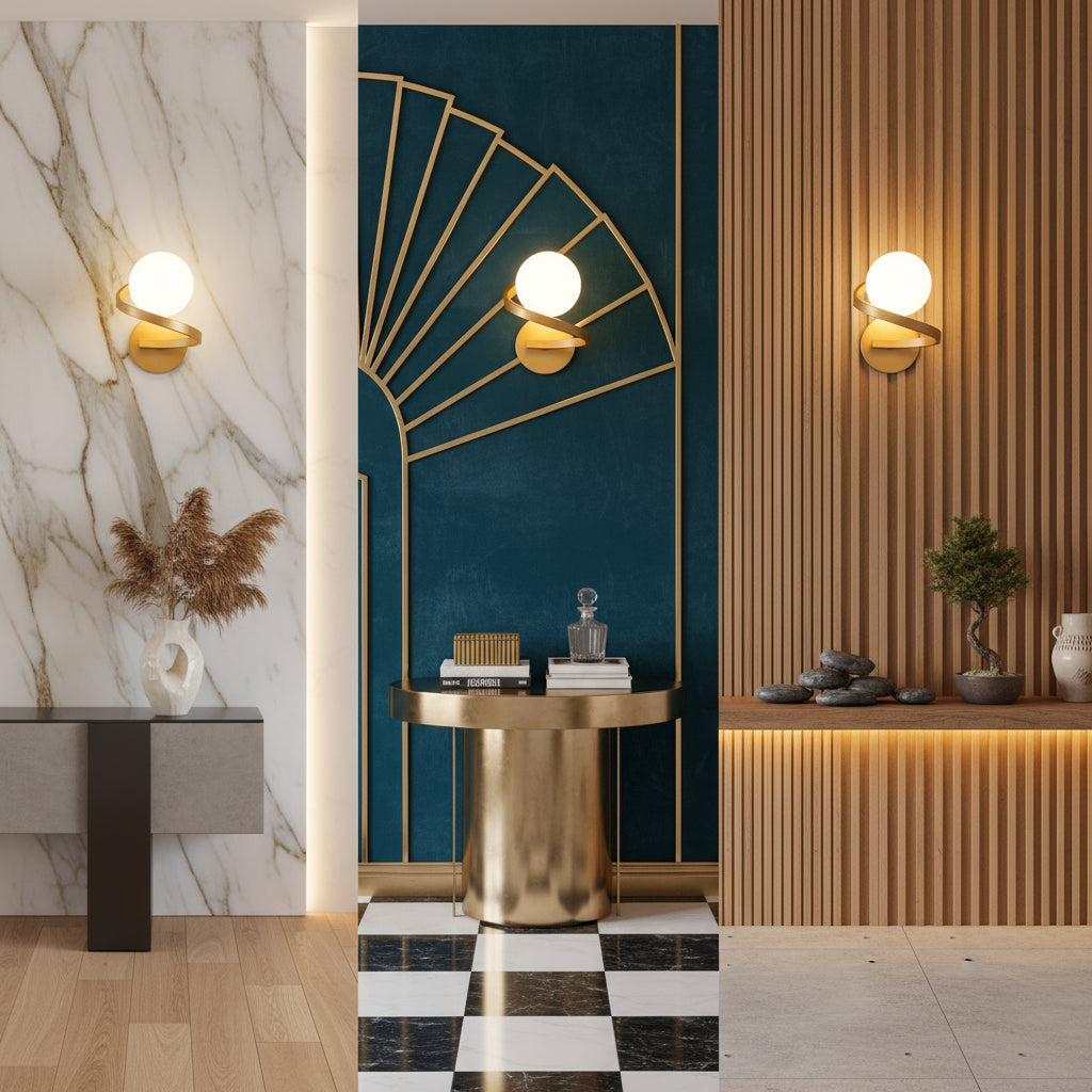 Aplica Abajur LINO 1xE27 Gold