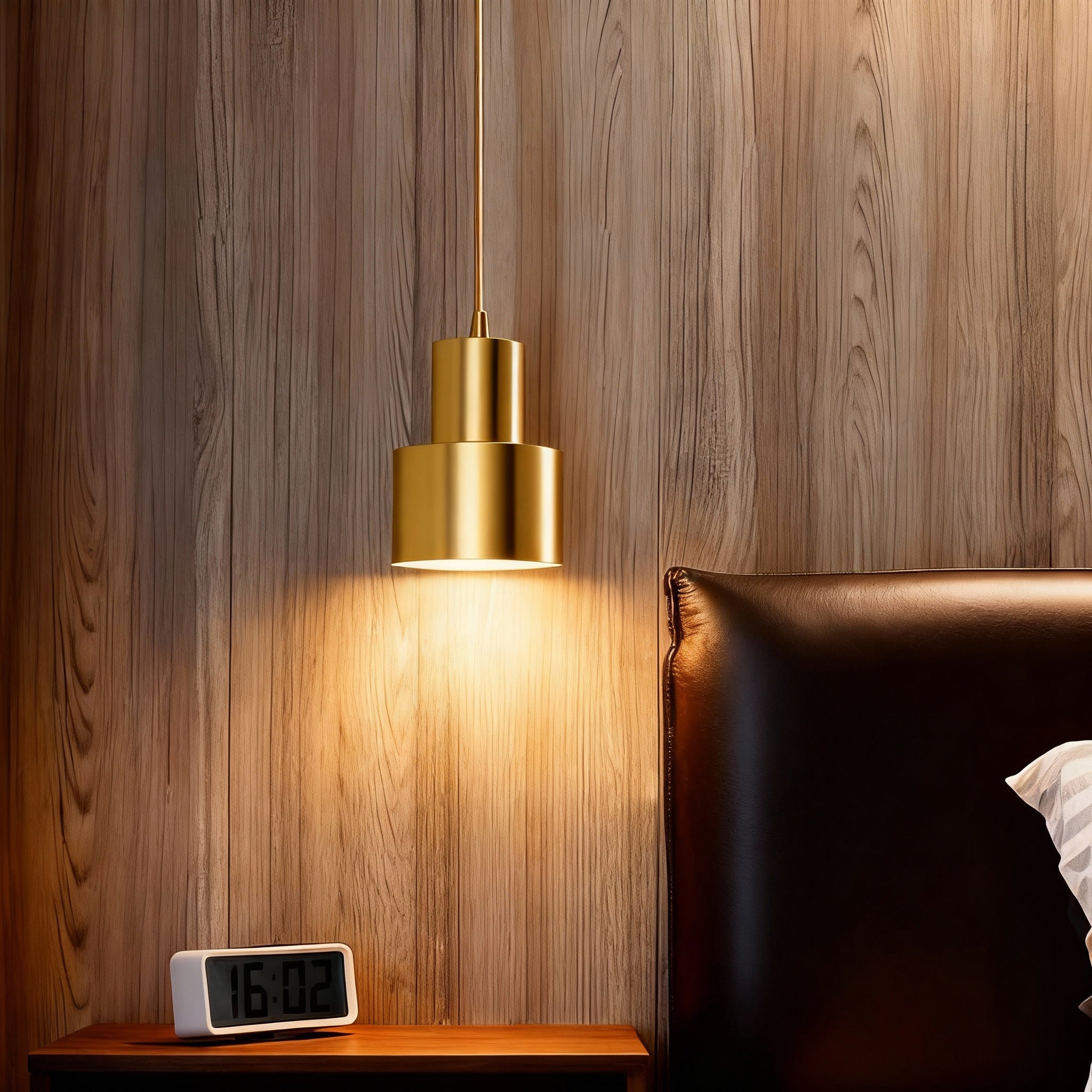 Pendul LED ULIS Gold Echivalent 35W, 4000K