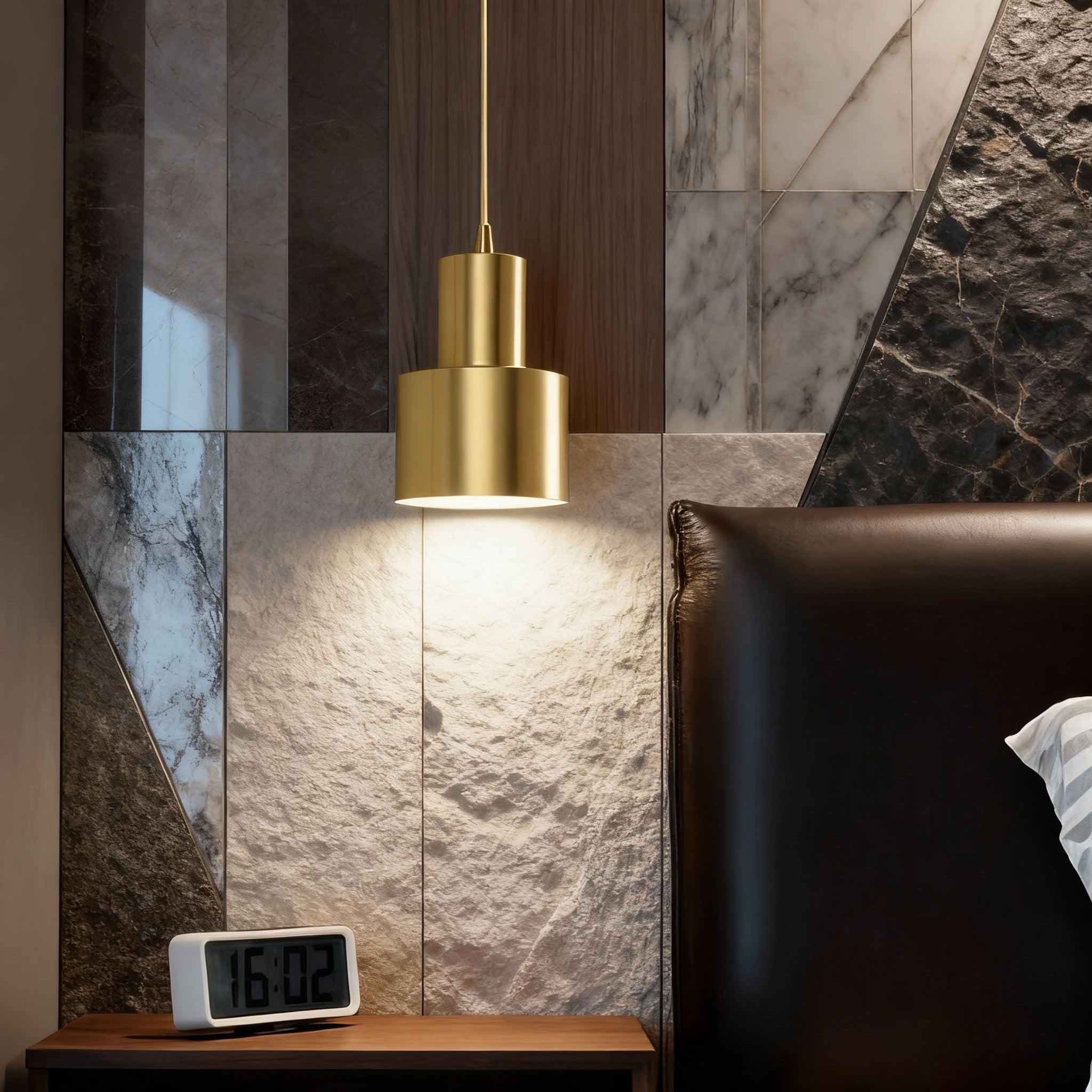 Pendul LED ULIS Gold Echivalent 35W, 4000K