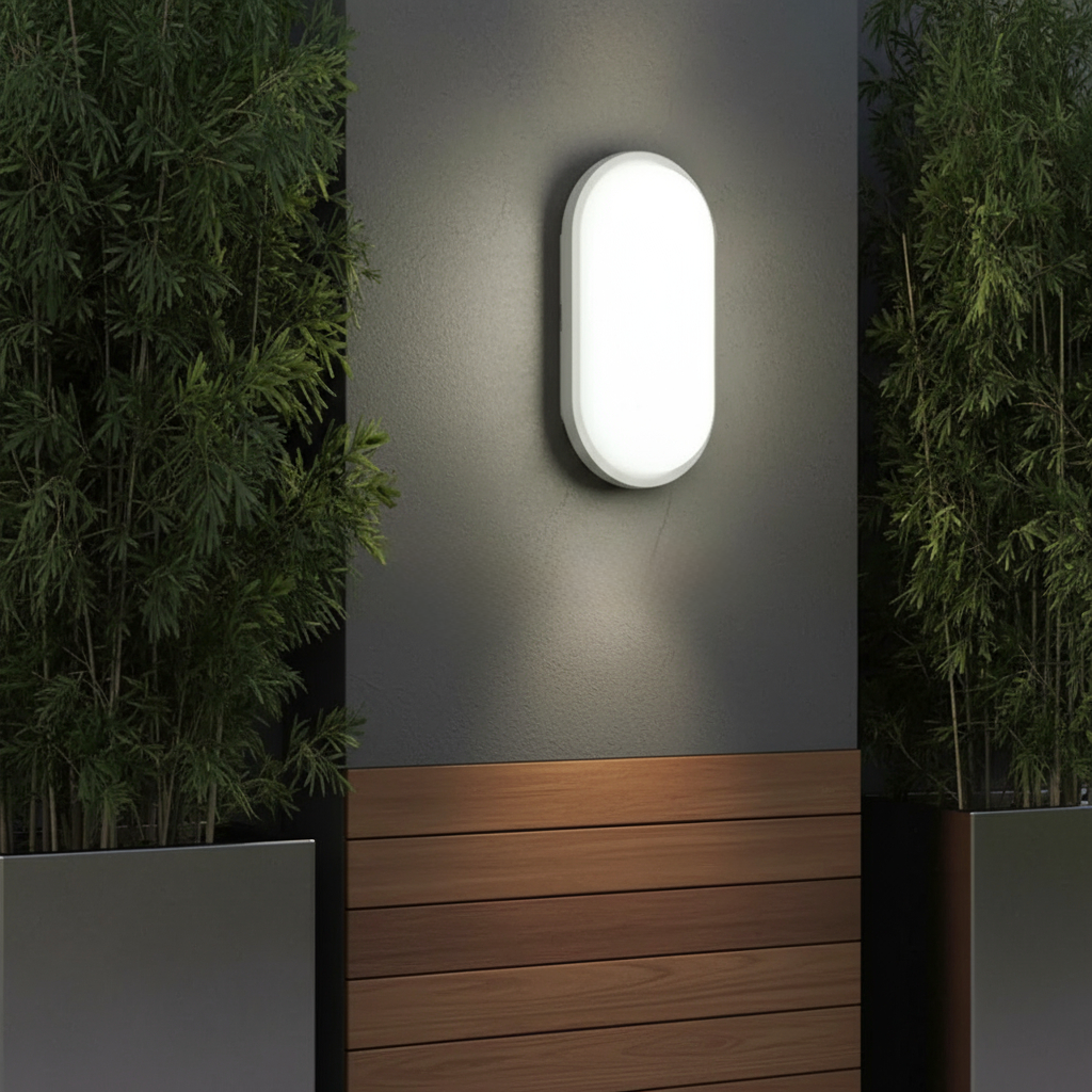 Aplica LED 20W Ovala BAT ZAVI Alba Exterior Echivalent 200W
