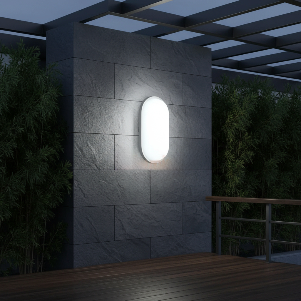 Aplica LED 20W Ovala BAT ZAVI Alba Exterior Echivalent 200W