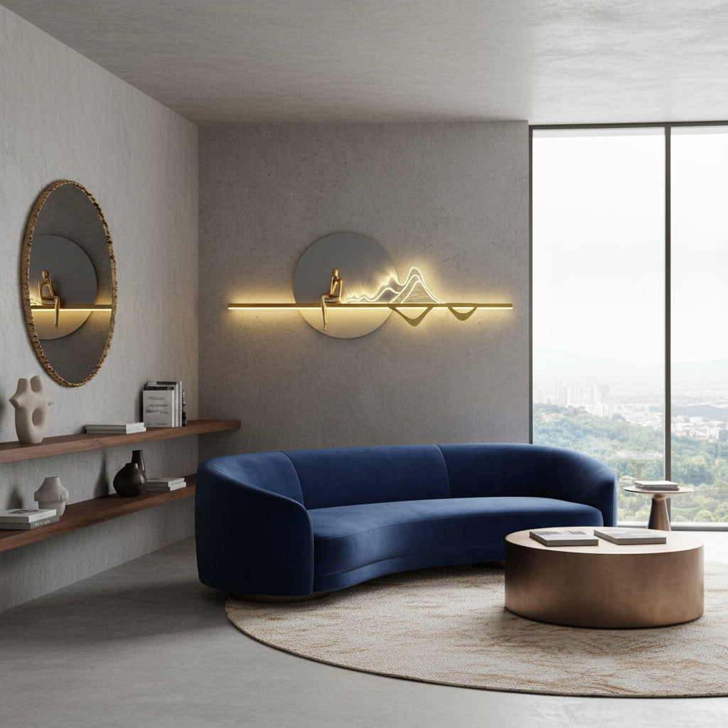 Aplica LED HOVA Gold Echivalent 200W