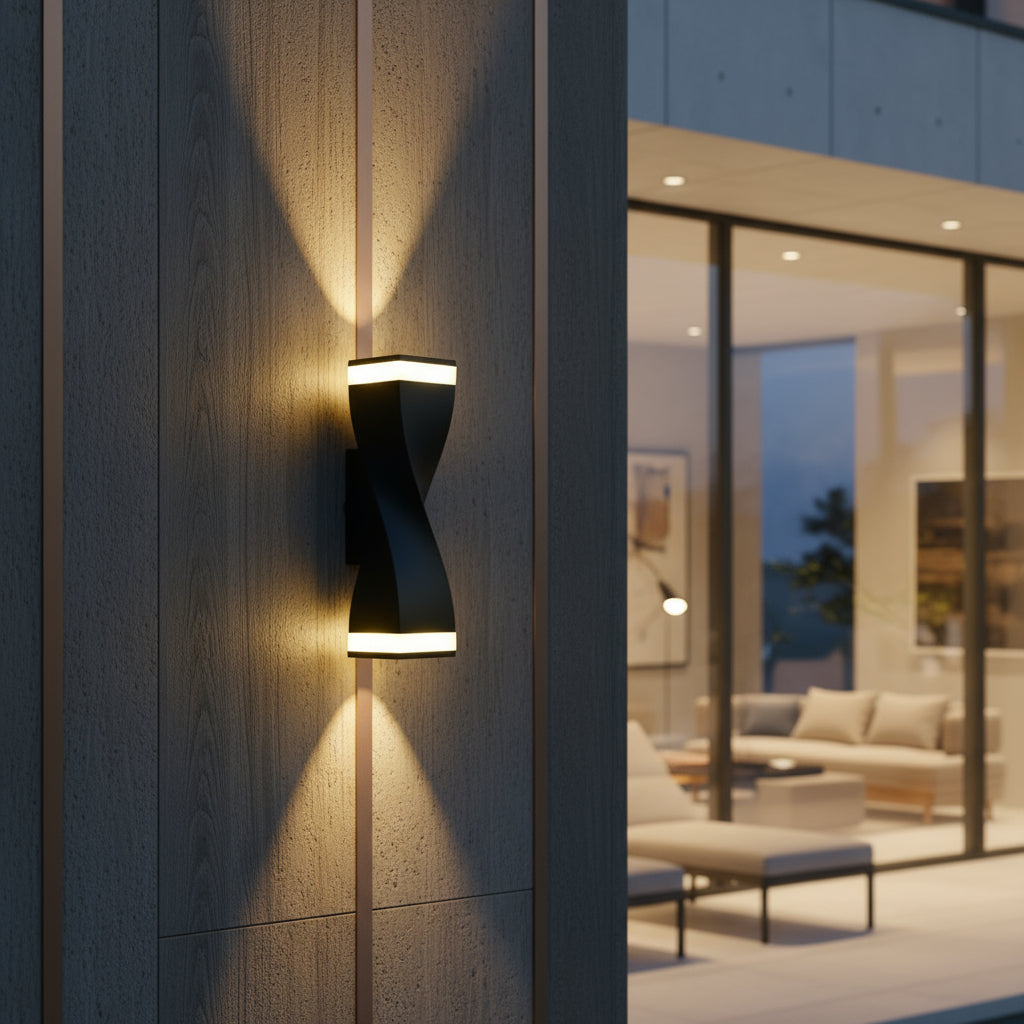 Aplica LED Exterior OREL Black IP65