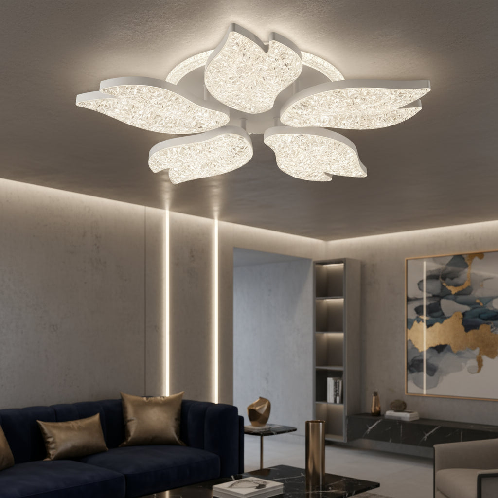 Lustra LED ANEMONE Sparkle Echivalent 400W Telecomanda