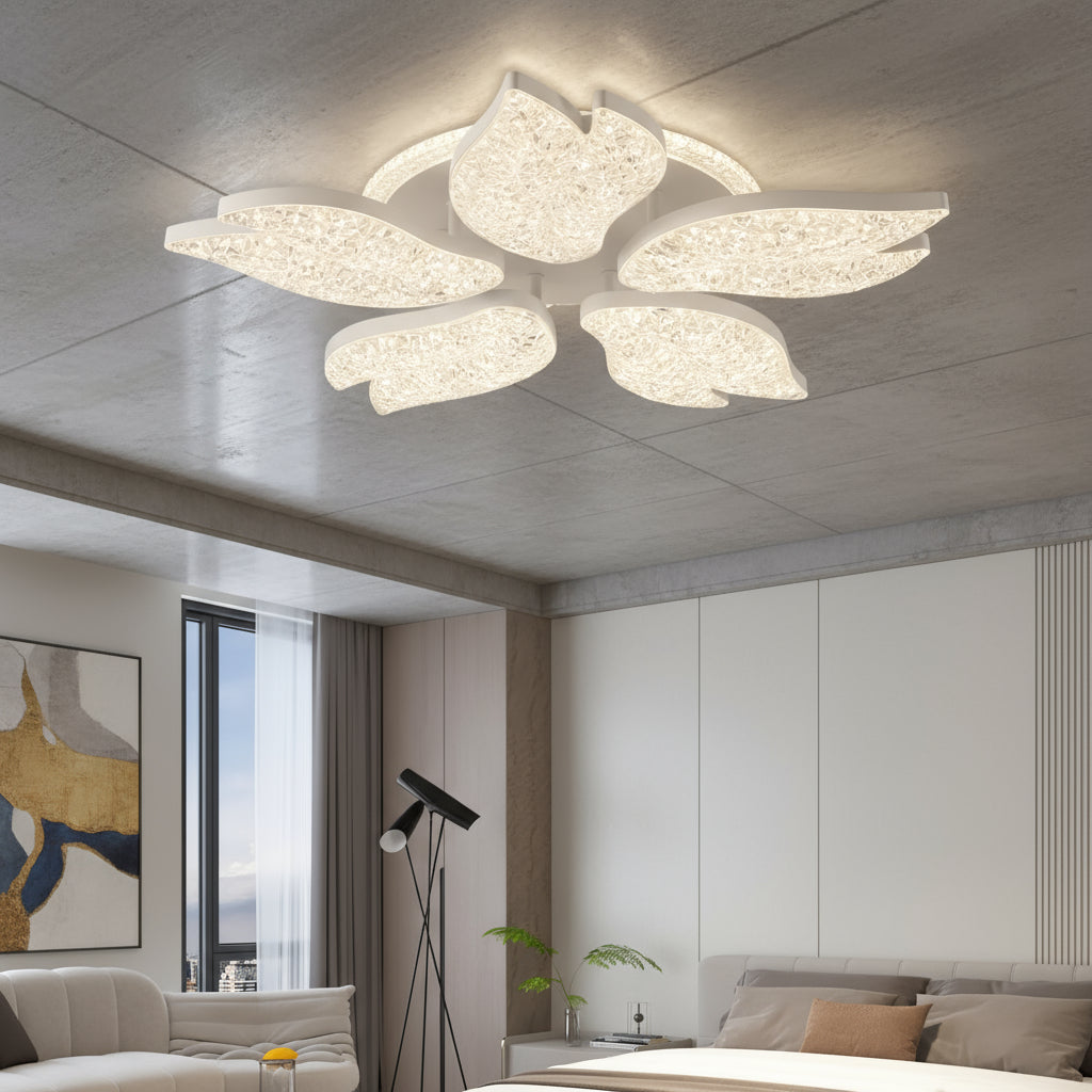 Lustra LED ANEMONE Sparkle Echivalent 400W Telecomanda