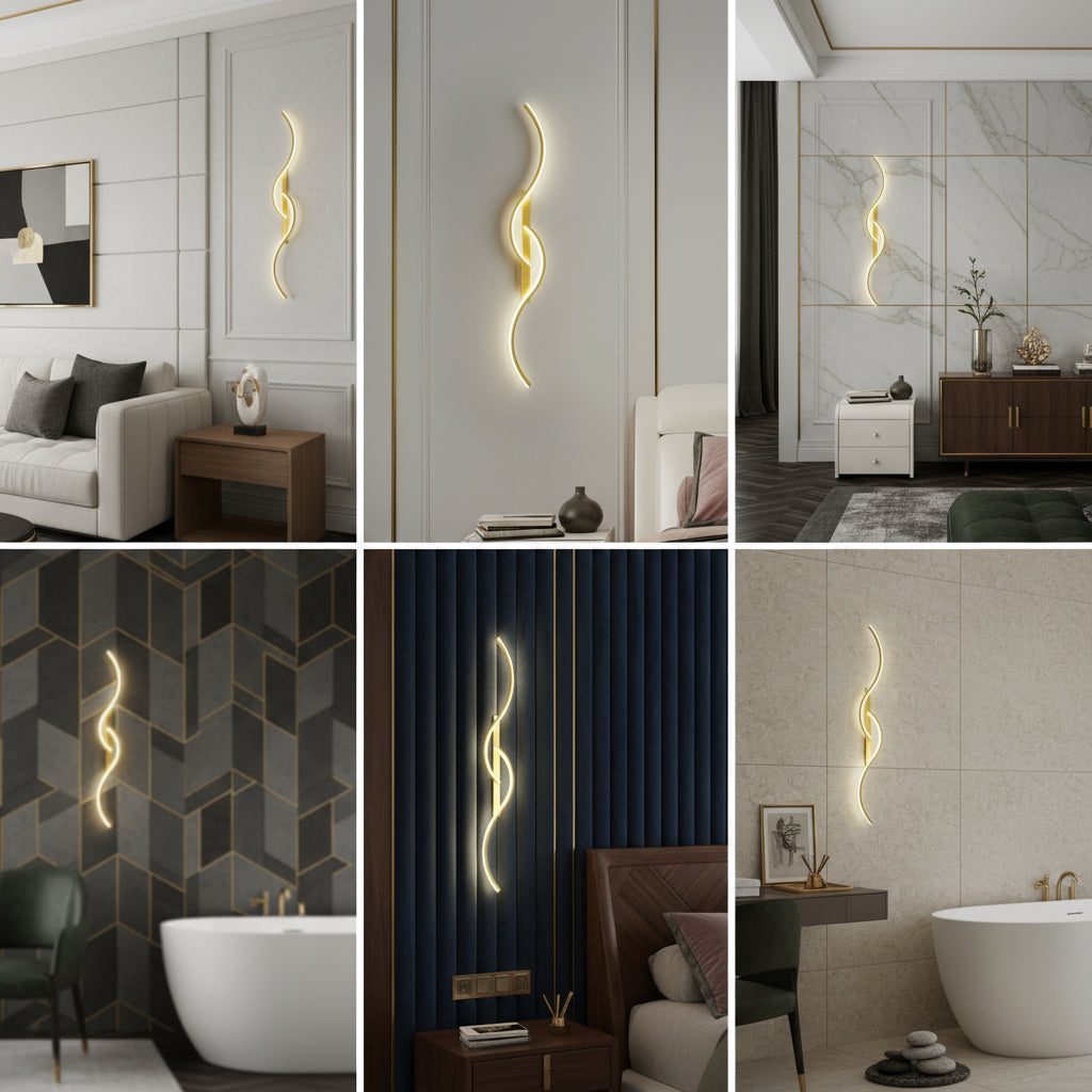 Aplica LED KARO Gold 32W 60cm