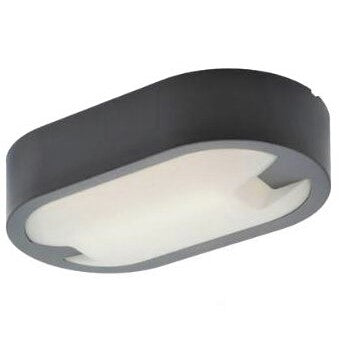 Aplica LED 15W Exterior Ovala Gri ORI-B8