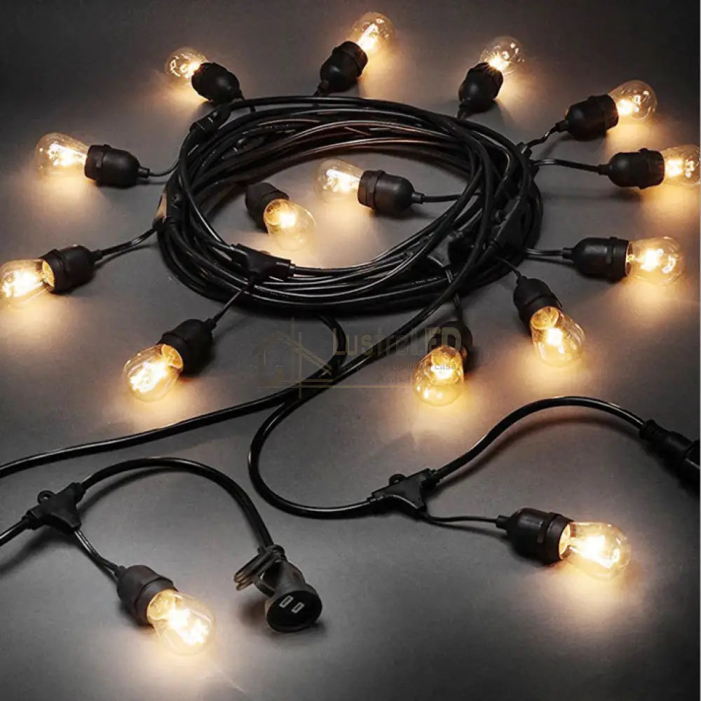 Ghirlanda Luminoasa Cu Pendule 15M / 15Xe27 Interconectabil Light Rope