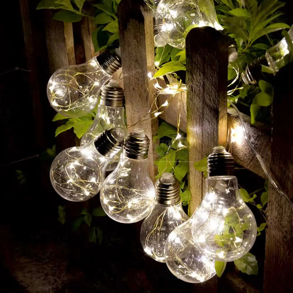 Ghirlanda Solara 10 Becuri / 4M Exterior Solar Light Rope