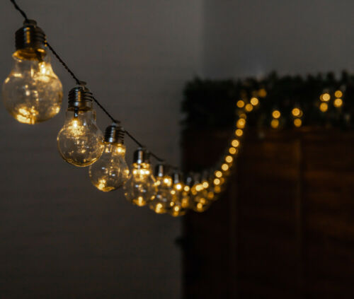 Ghirlanda Solara 10 Becuri / 4M Exterior Solar Light Rope