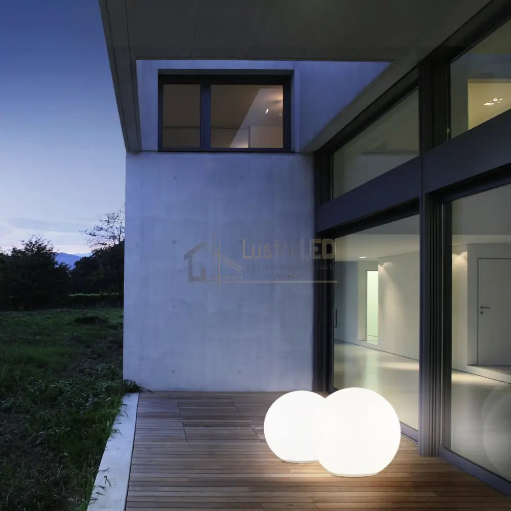 Glob Abajur Mat Exterior MONTEROLO 50CM Eglo ALBA / STALP ORNAMENTAL EXTERIOR LAMP