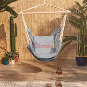 Hamac Suspendat Stil Fotoliu Brazilian Gri Home & Garden