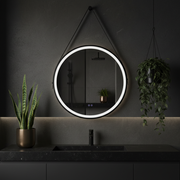 Oglinda LED Rotunda 60CM, 3 Lumini, Dezaburire, Dimabila OD009