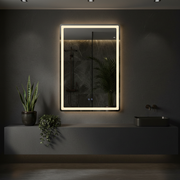 Oglinda LED FRAMELESS 60x90CM, 3 Lumini, Dezaburire, Dimabila OD057-100