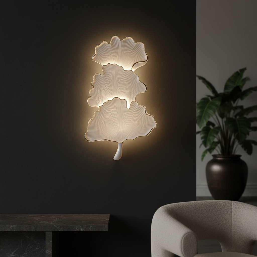 Aplica LED WHITE LEAF YCM 6310WH