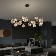 Lustra LED Abajur Black Sparkle Echivalent 100W G4066-15
